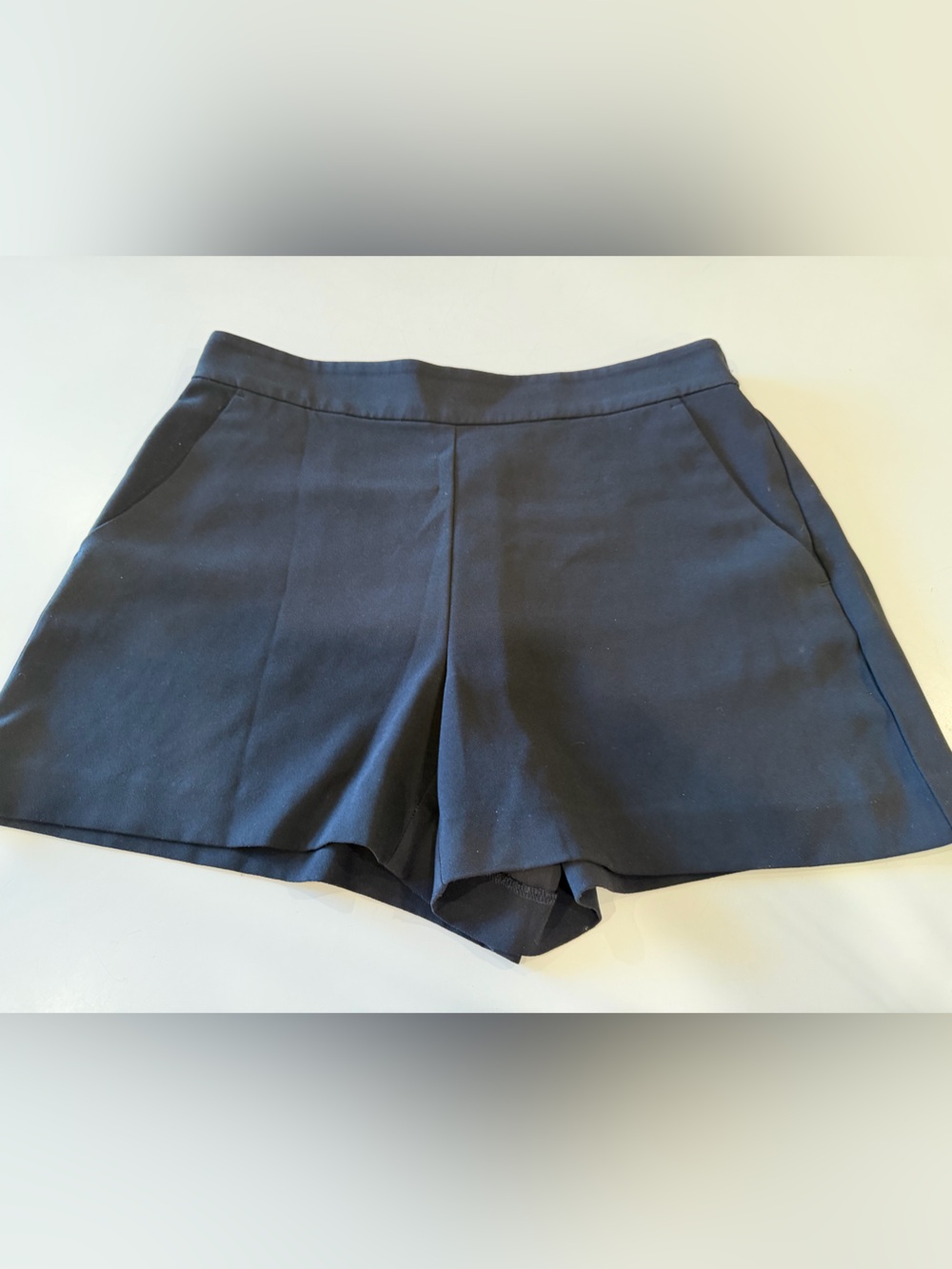 LOFT Elastic Waist Black Shorts Size S